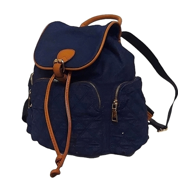 Handbags - Denim Backpack Brand New!